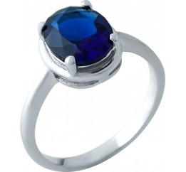 Серебряное кольцо SilverBreeze с сапфиром nano 2.225ct 1964552 17 размер, 17 размер, 17 размер, 17 размер