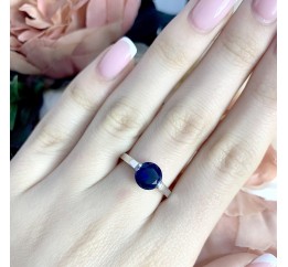 Серебряное кольцо SilverBreeze с сапфиром nano 1.438ct 1959282 18.5 размер, 18.5 размер, 18.5 размер, 18.5 размер