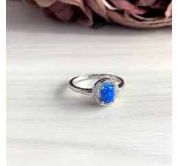 Серебряное кольцо SilverBreeze с опалом 0.56ct 1948231 18 размер, 18 размер, 18 размер, 18 размер