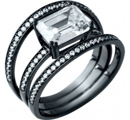 Серебряное кольцо SilverBreeze с фианитами 1915011 16.5 размер, 16.5 размер, 16.5 размер, 16.5 размер