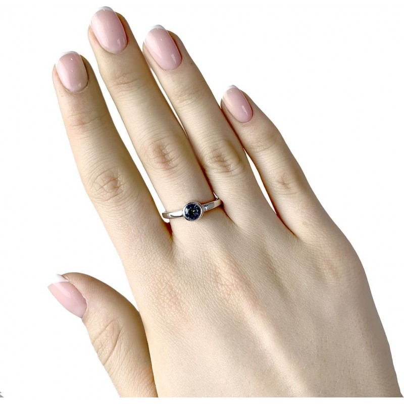 Серебряное кольцо SilverBreeze с натуральным мистик топазом 0.613ct (1838013) 16.5 размер