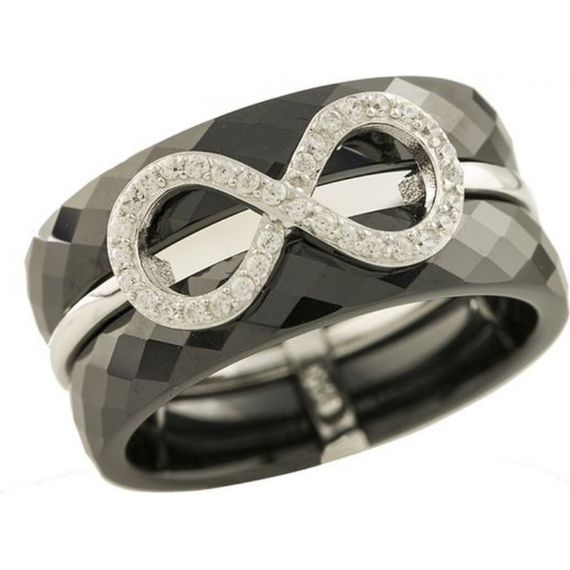 Серебряное кольцо SilverBreeze с , керамикой (1221761) 16 размер