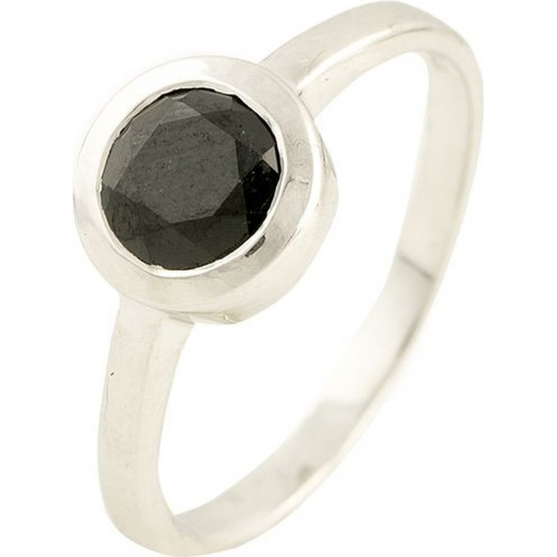 Серебряное кольцо SilverBreeze с натуральным сапфиром 1.3ct (1197172) 17 размер