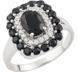 Серебряное кольцо SilverBreeze с натуральным сапфиром 1.898ct 0468877 17 размер, 17 размер, 17 размер, 17 размер