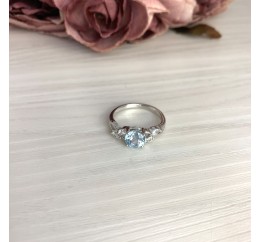 Серебряное кольцо SilverBreeze с натуральным топазом 2.025ct 2073529 17.5 размер, 17.5 размер, 17.5 размер, 17.5 размер