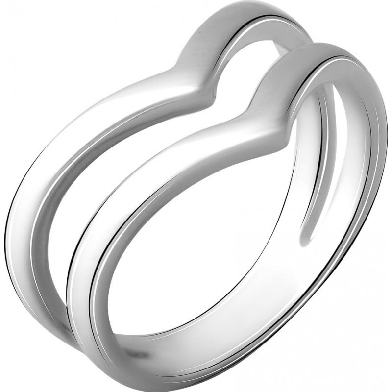 Серебряное кольцо SilverBreeze без камней (2067832) 16.5 размер