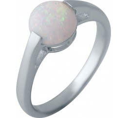 Серебряное кольцо SilverBreeze с опалом 0.775ct (2040088) 17.5 размер