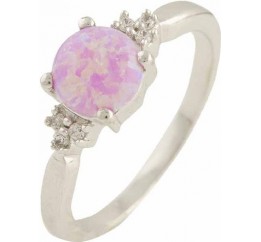 Серебряное кольцо SilverBreeze с опалом 0.725ct 1190470 18.5 размер, 18.5 размер, 18.5 размер, 18.5 размер