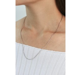 Цепочка серебряная Снейк Л0505Т, 45 размер
