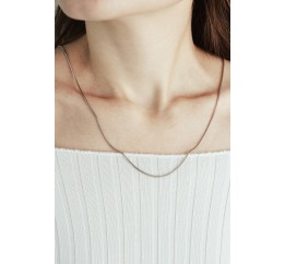 Цепочка серебряная Снейк Л0511, 45 размер